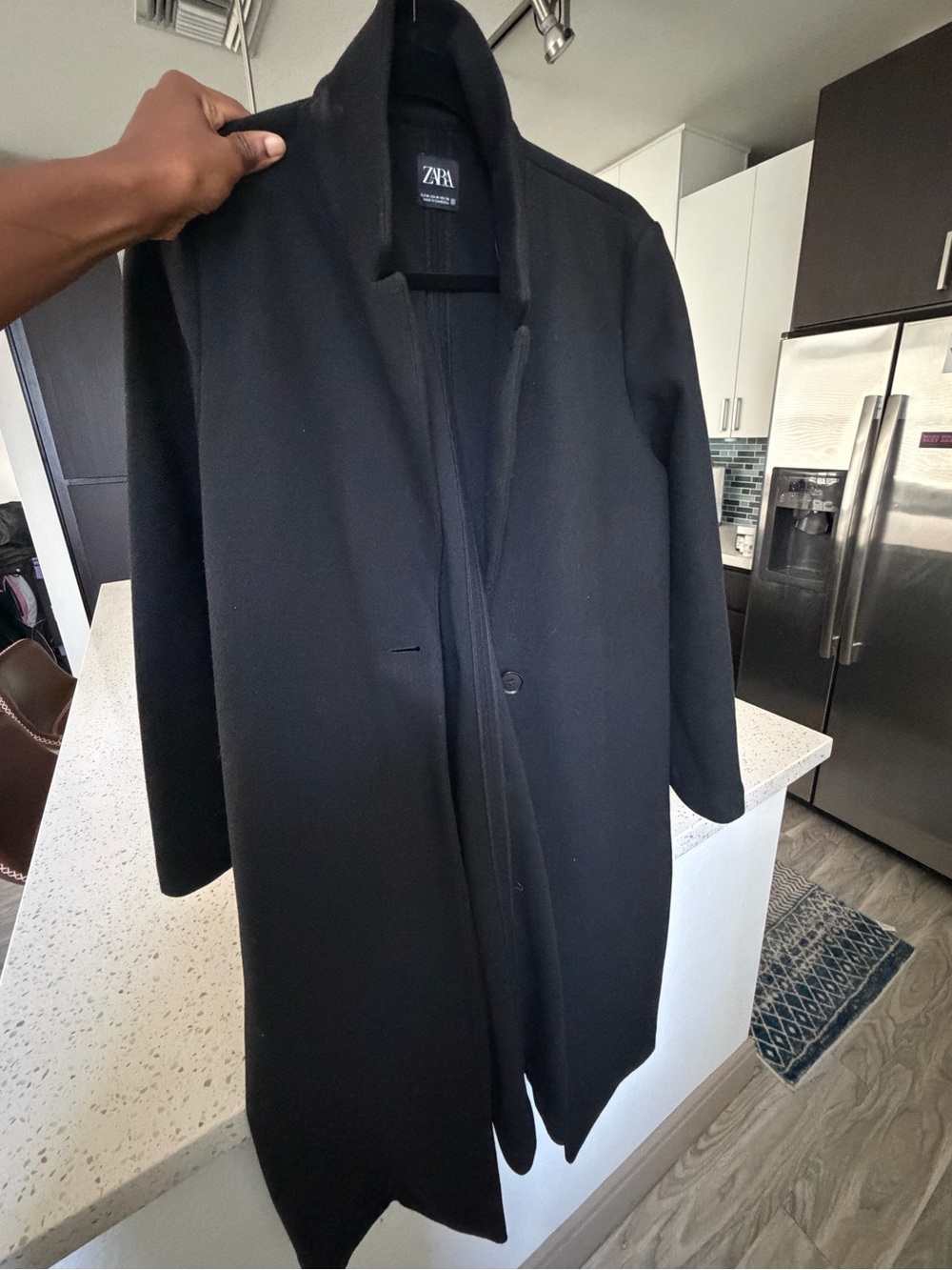 Zara Women's Black Coat Like New